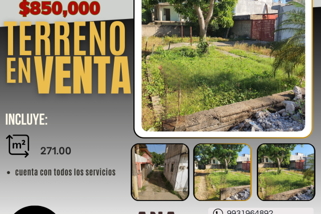 VILLA PARRILLA Terreno ZONA ALTA